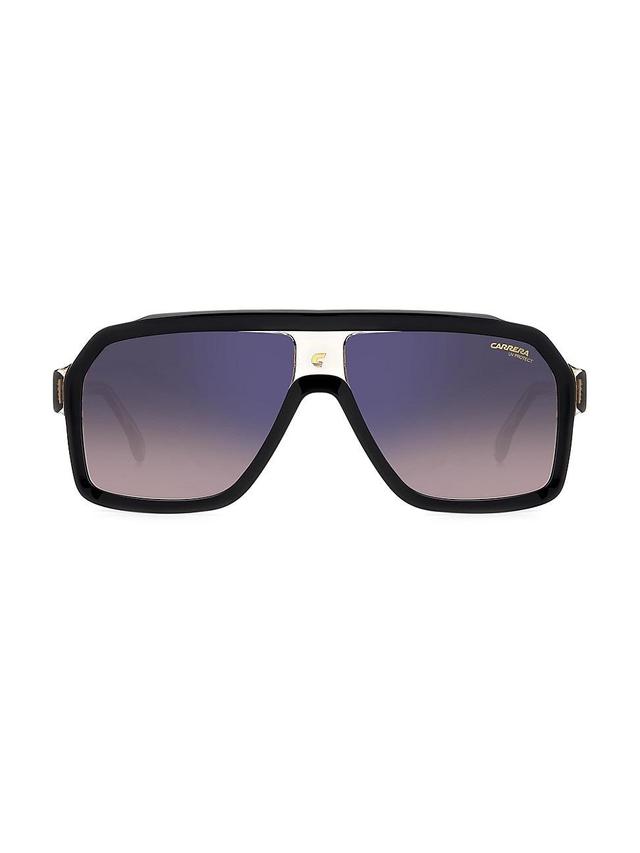 Carrera Eyewear 60mm Gradient Polarized Rectangular Sunglasses Product Image