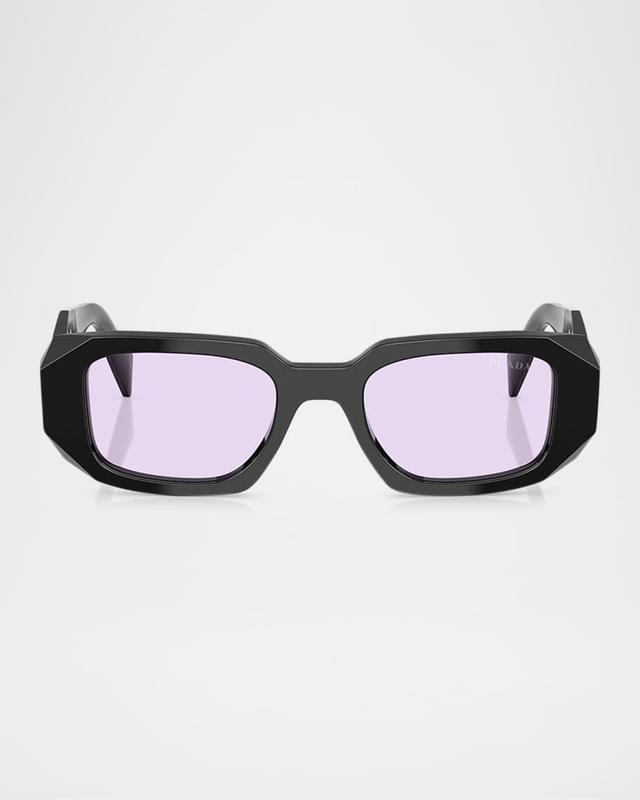 Geometric Rectangle Acetate Sunglasses Product Image