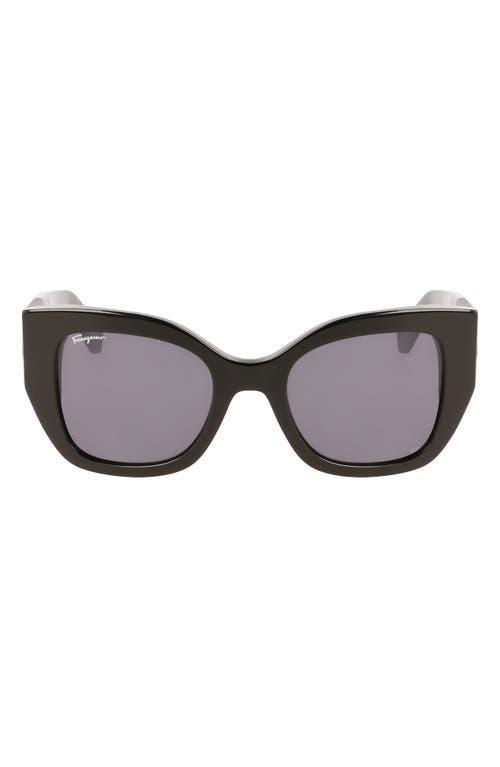 FERRAGAMO Gancini 51mm Gradient Modified Rectangular Sunglasses Product Image