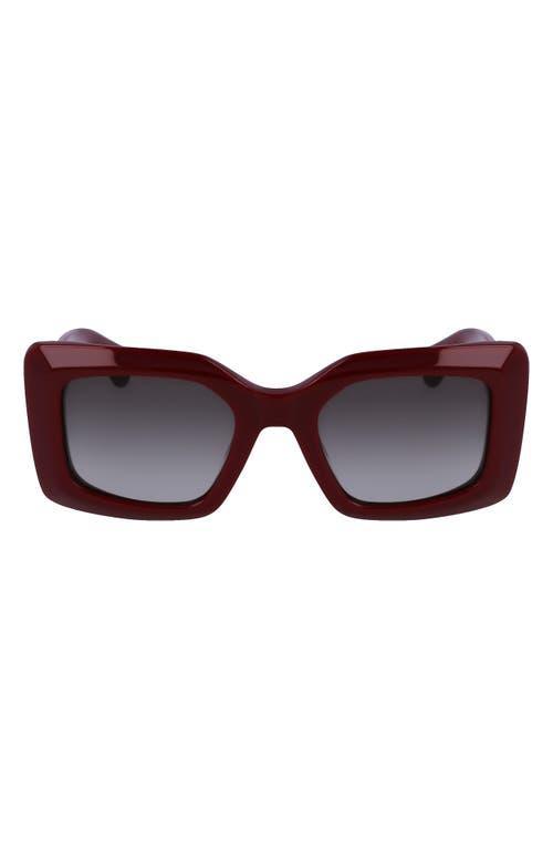 Lanvin 50mm Gradient Square Sunglasses Product Image