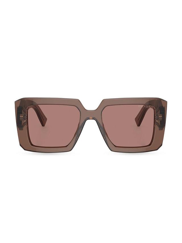 Geometric Rectangle Acetate Sunglasses Product Image