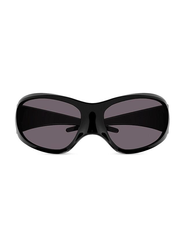 Womens Skin 80MM Oval Shield Sunglasses Product Image