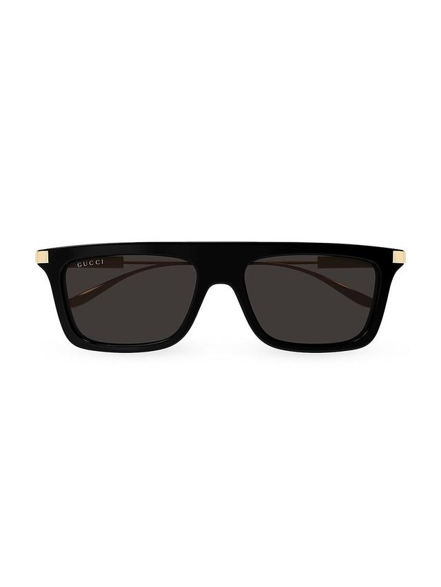 Mens GG1437Sm Acetate Rectangle Sunglasses Product Image