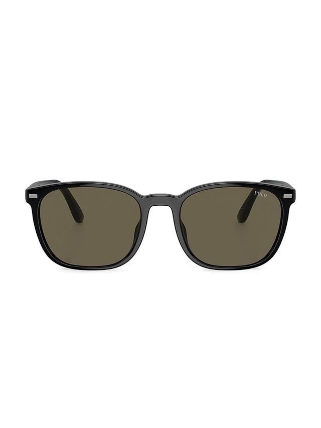 Mens 54MM Rectangular Sunglasses Product Image