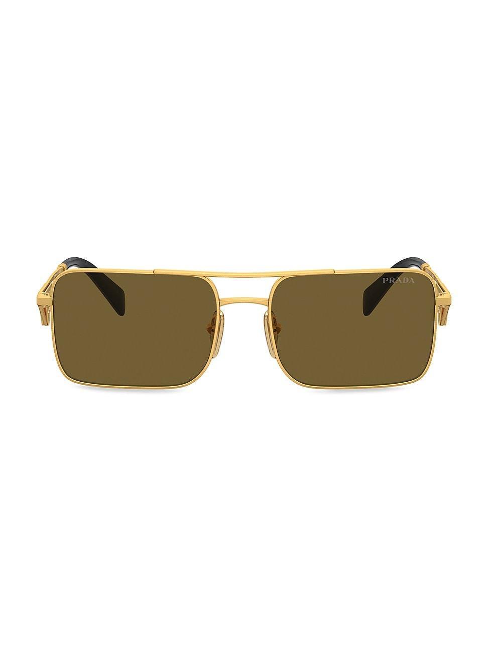 Mens A52S 56MM Rectangular Sunglasses Product Image