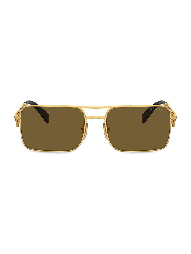 Mens A52S 56MM Rectangular Sunglasses Product Image