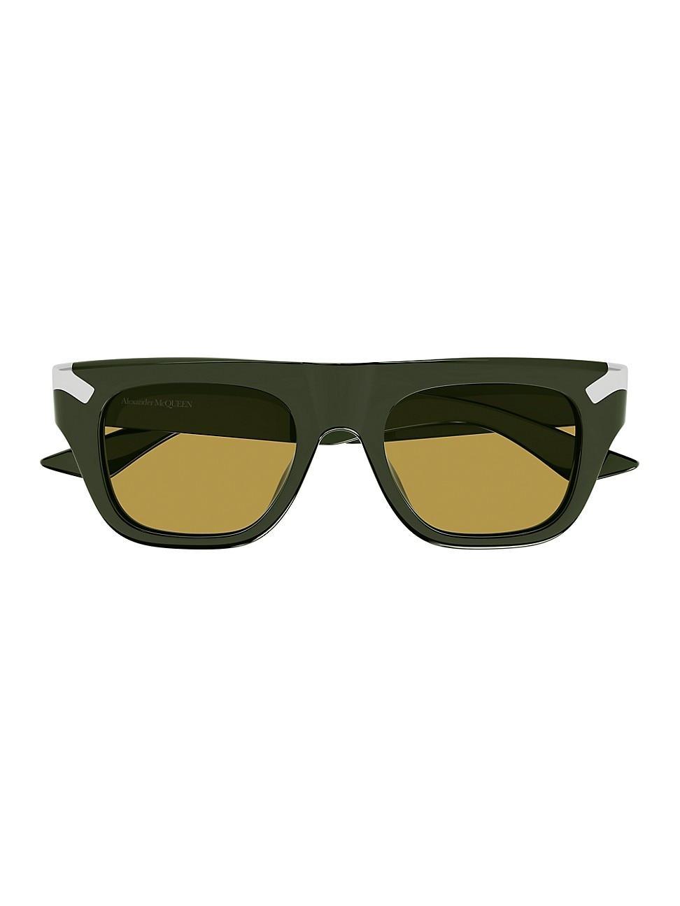 Mens Acetate Rectangle Sunglasses Product Image