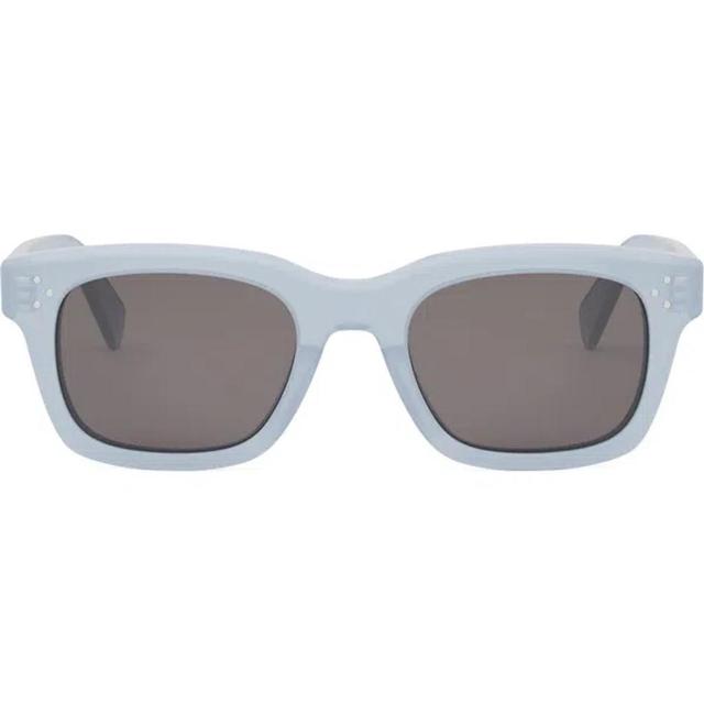 CELINE Bold 3 Dots 50mm Square Sunglasses In Grey/other/smoke Product Image