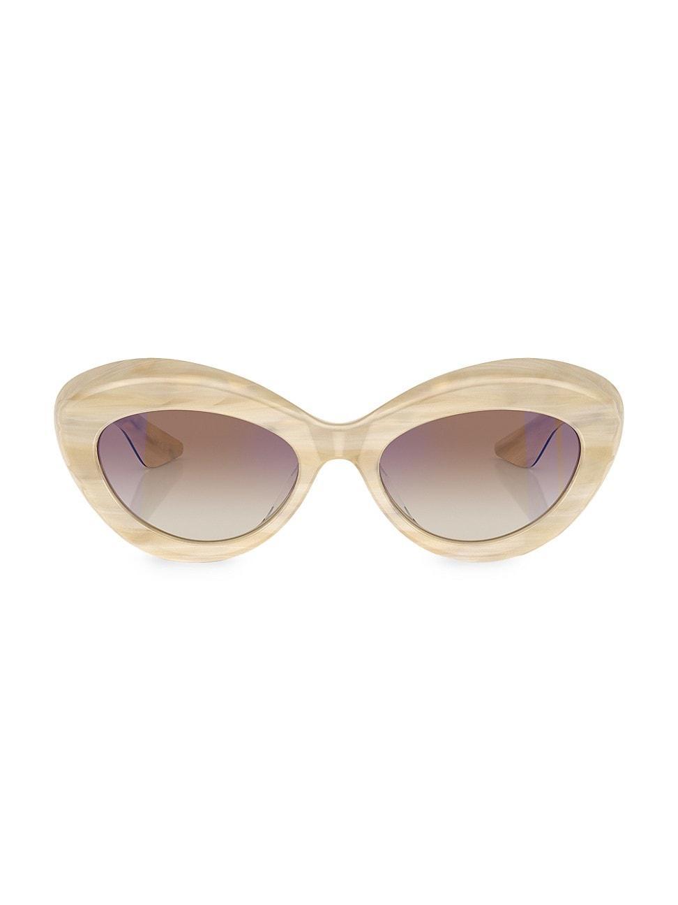 Womens KHAITE x Oliver Peoples 1968C 53MM Oval Sunglasses Product Image