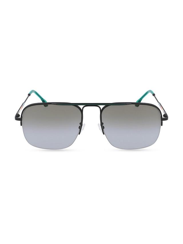 Mens Clifton 58MM Rectangular Sunglasses Product Image