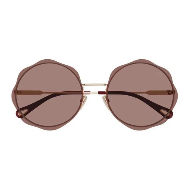 CHLOÉ Ch0202s Linea  003 Gold Red Sunglasses Product Image