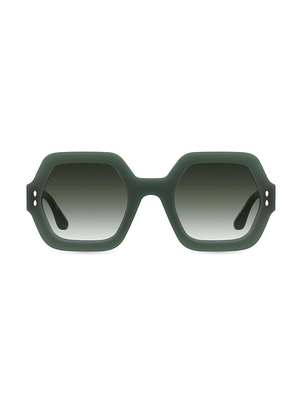 Womens 52MM Geometric Sunglasses Product Image