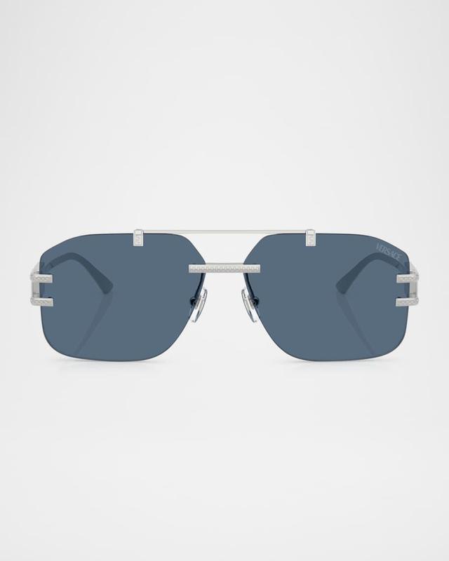 Men's VE2275 Rectangular Sunglasses Product Image