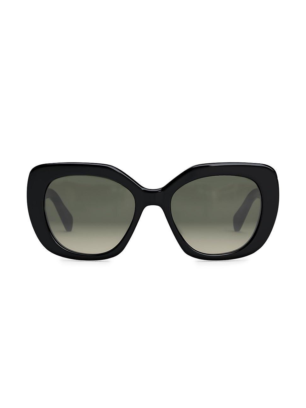 CELINE Triomphe 55mm Rectangular Sunglasses Product Image