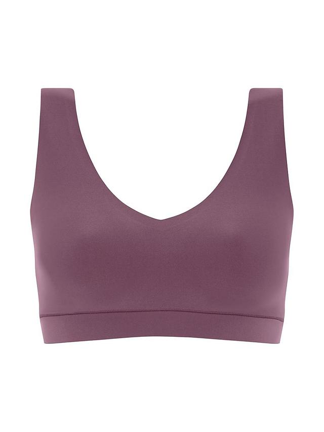 Womens Padded V-Neck Bra Product Image