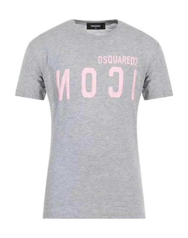 DSQUARED2 Man T-shirt Light Grey Size M Cotton, Viscose Product Image