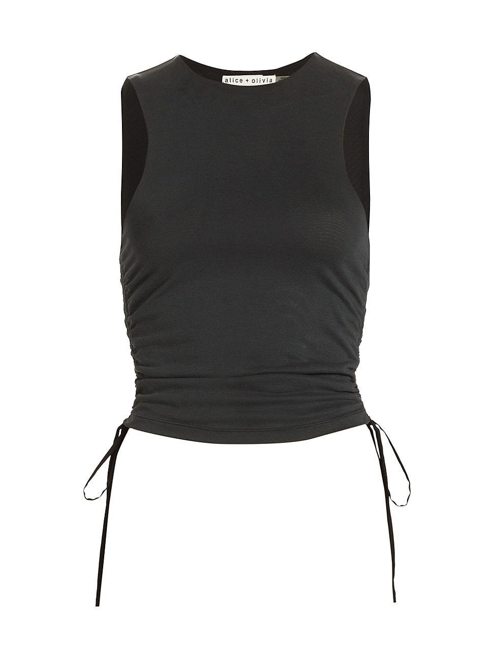 Womens Chrissy Ruched Tank Product Image