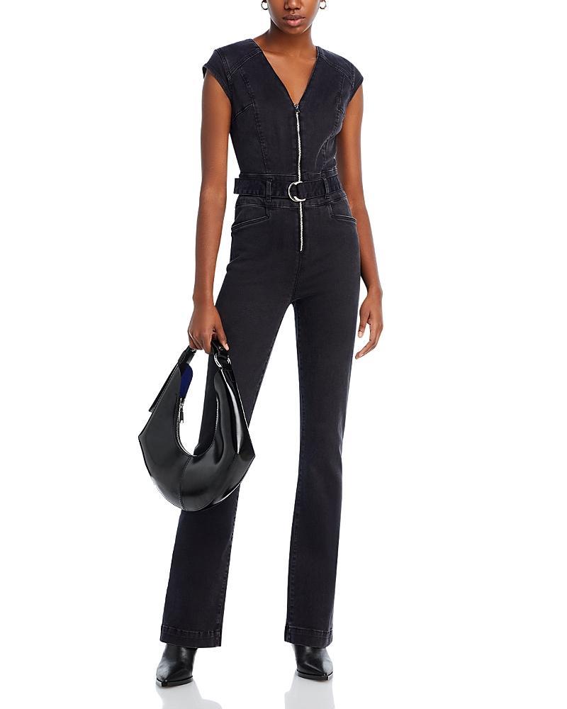 Womens Laurel Canyon Denim Jumpsuit Product Image