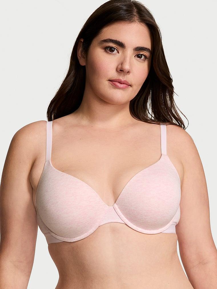 Lightly Lined Cotton Demi Bra Product Image