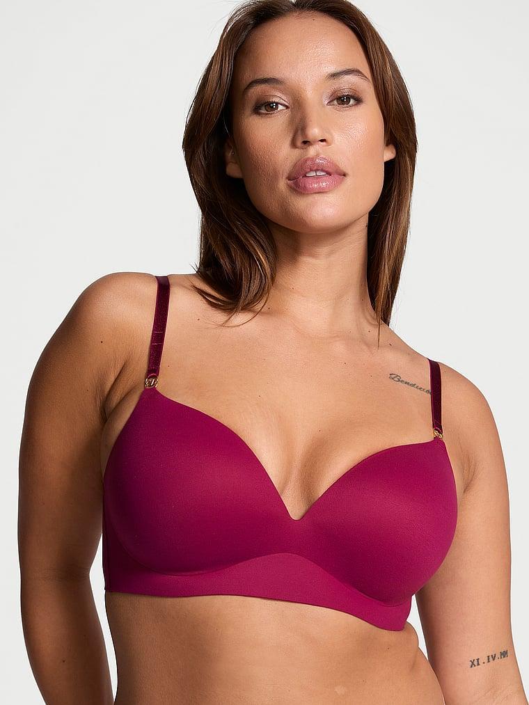 Smooth Wireless Push-Up Plunge Bra Product Image