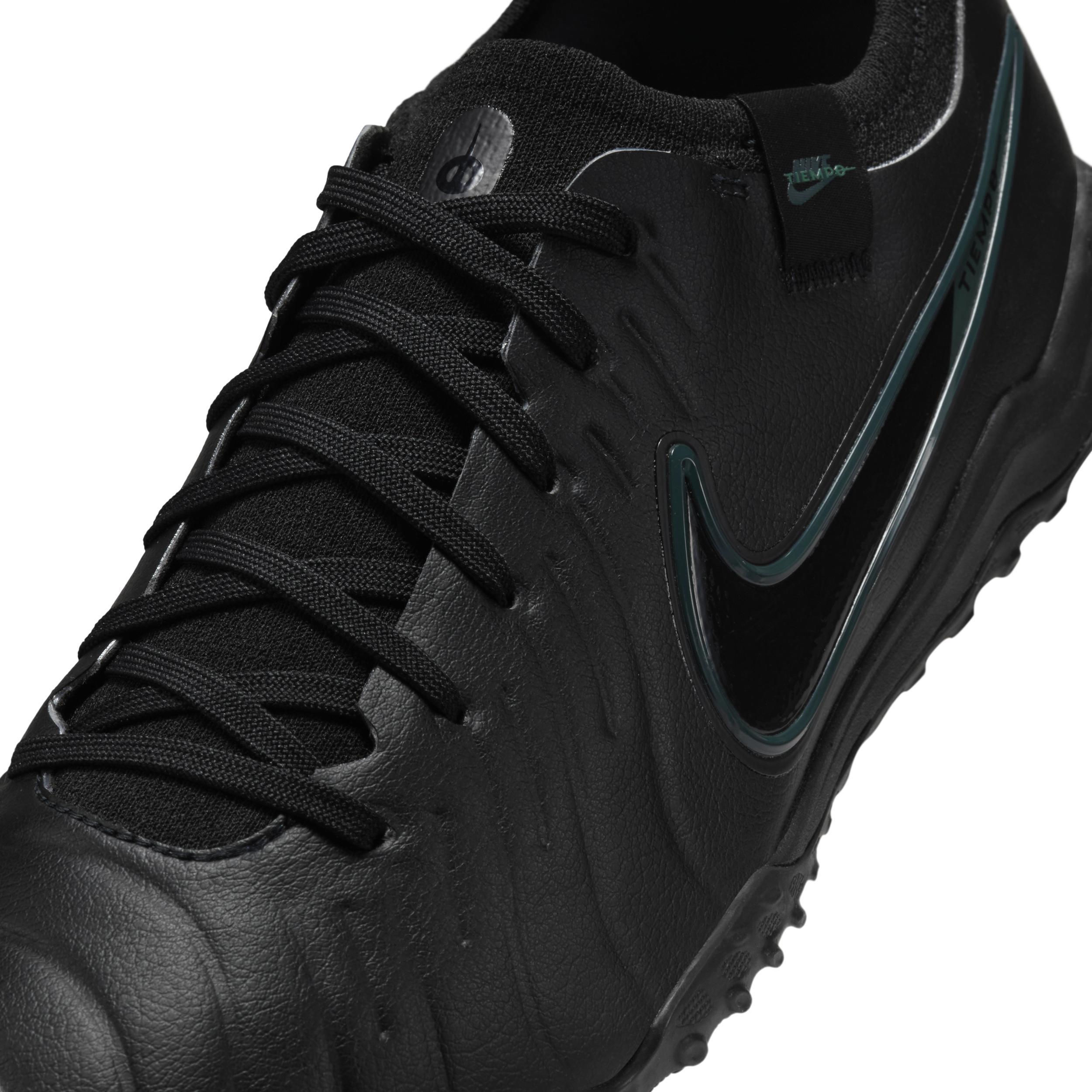 Nike Mens Nike Legend 10 Pro Turf - Mens Soccer Shoes Black/Black/Deep Jungle Product Image