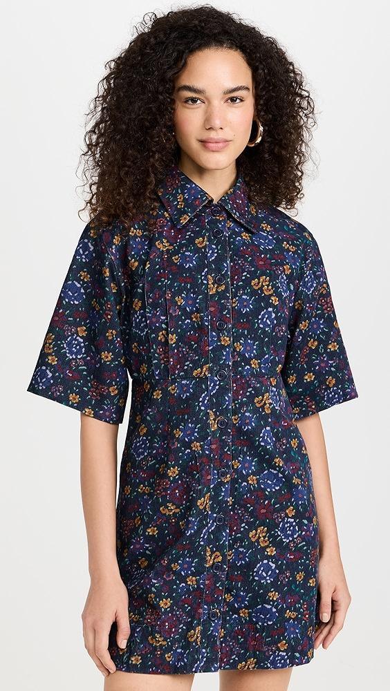 Sea Constance Corduroy Print Button Down Dress | Shopbop Product Image