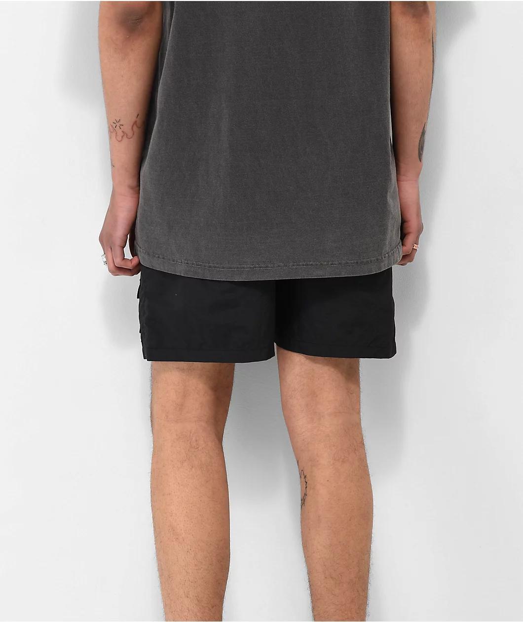 Ninth Hall Sike Black Cargo Shorts Product Image