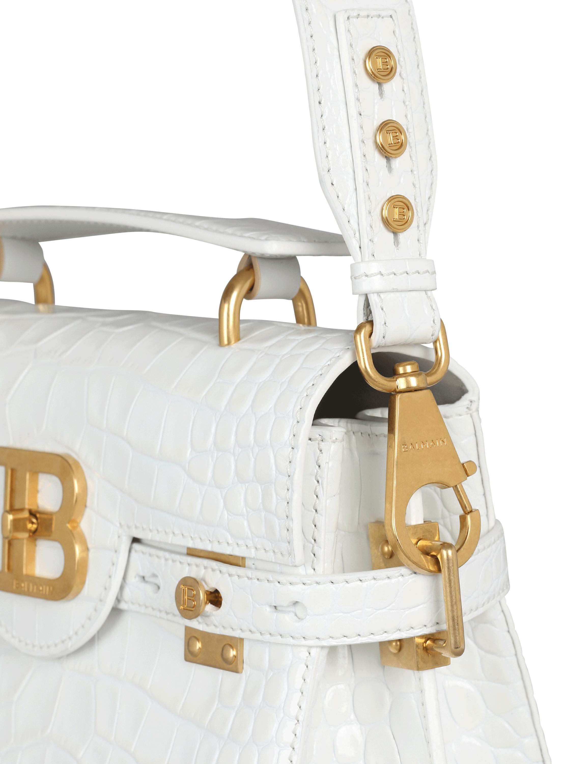 B-Buzz 23 bag in crocodile effect-embossed leather Product Image