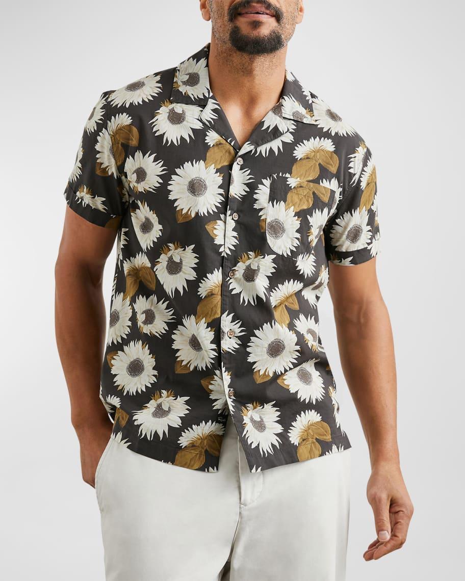 Men's Moreno Flower-Print Camp Shirt Product Image