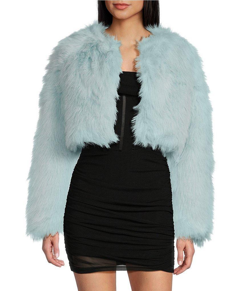 Say What Long Sleeve Faux Fur Jacket product image