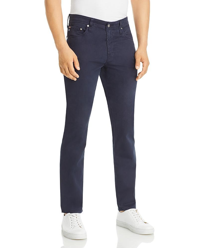 AG Everett Sueded Stretch Sateen Straight Fit Pants Product Image