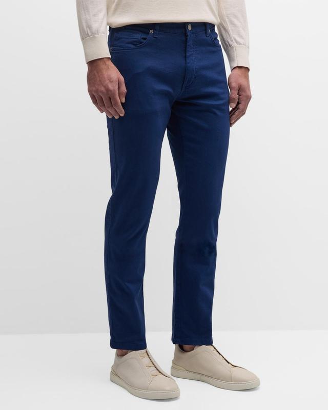 Mens Stretch Gabardine Straight-Leg Pants Product Image