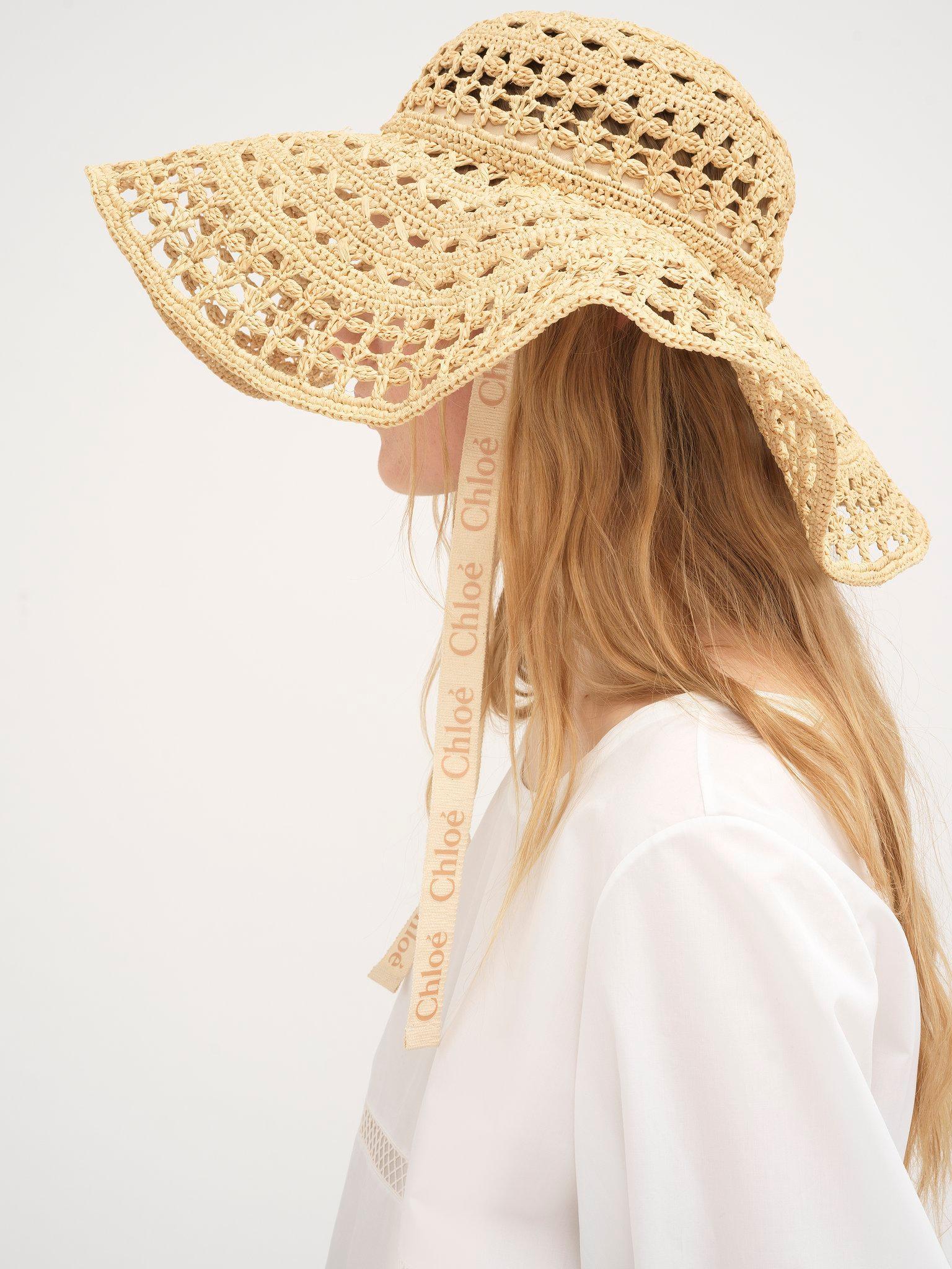 Capeline hat in raffia Product Image