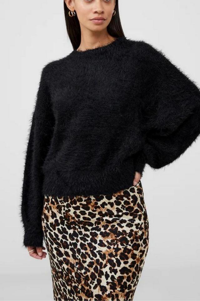 Meena Fluffy Boatneck Sweater Product Image