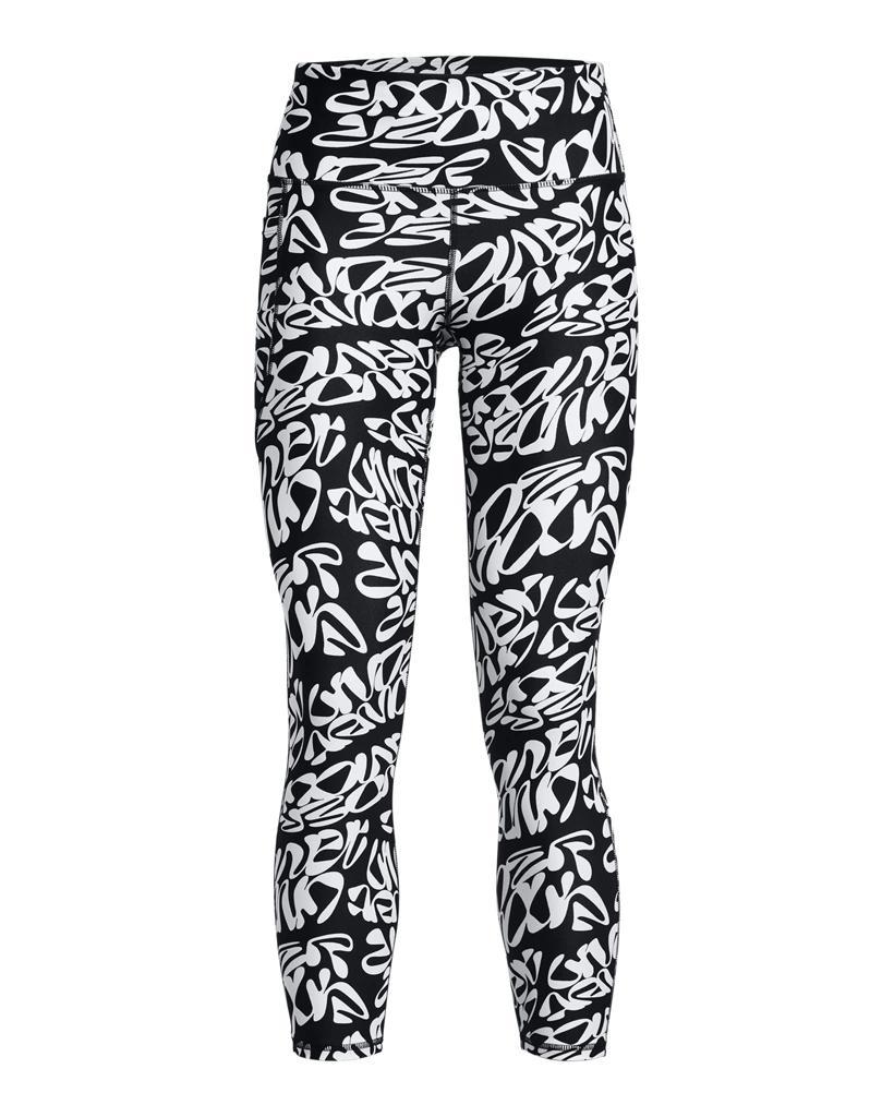 Women's HeatGear® No-Slip Waistband Printed Ankle Leggings Product Image