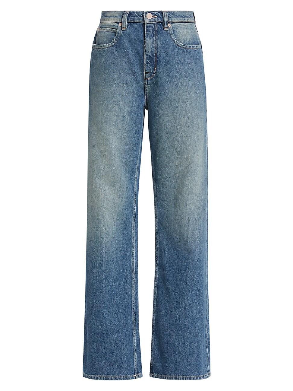 Womens Tinsley High-Rise Baggy Jeans product image