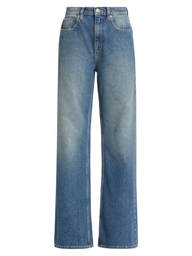 Womens Tinsley High-Rise Baggy Jeans Product Image