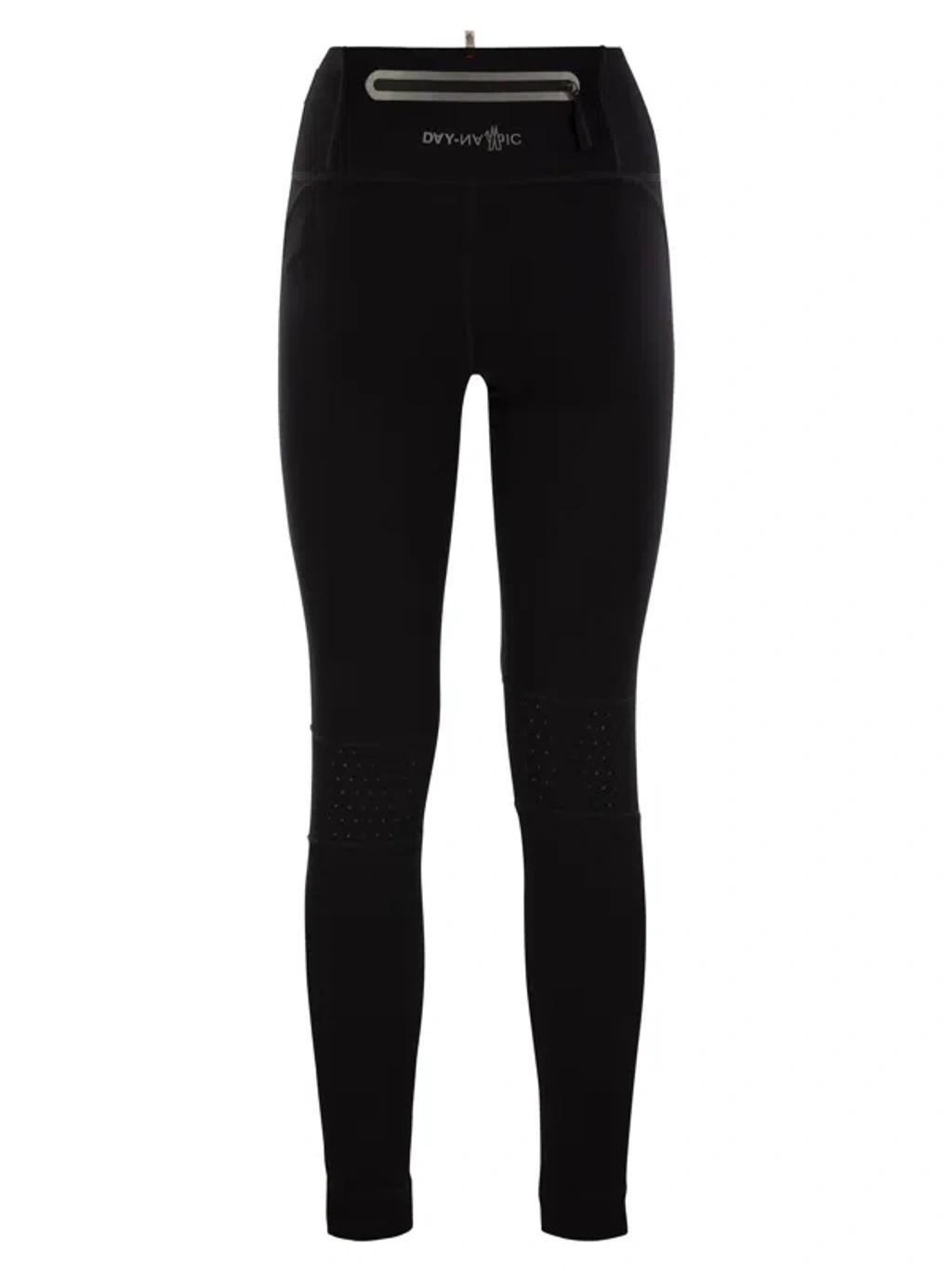 MONCLER Grenoble Jersey Leggings In Black Product Image