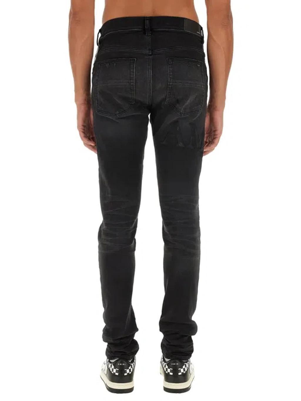 Slim Fit Jeans In Black Product Image