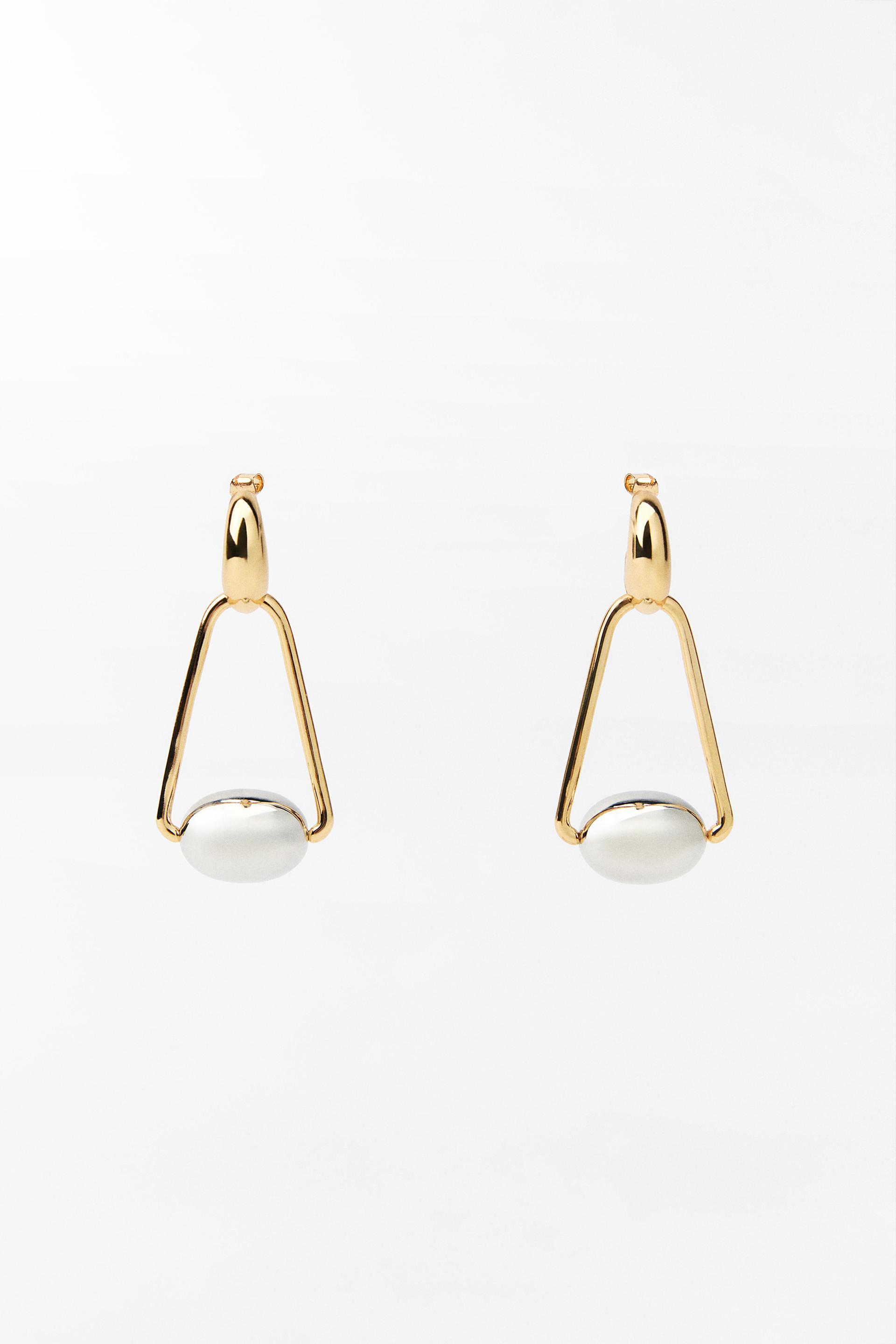 TUBULAR PIECE HOOP EARRINGS Product Image