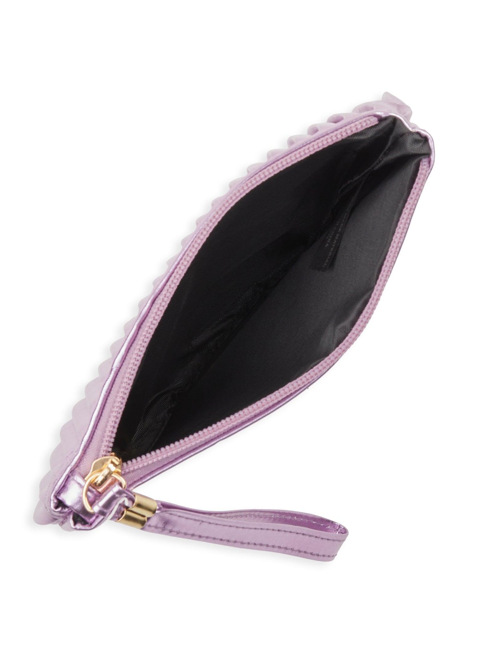 Womens Pleated Clutch Wristlet Product Image