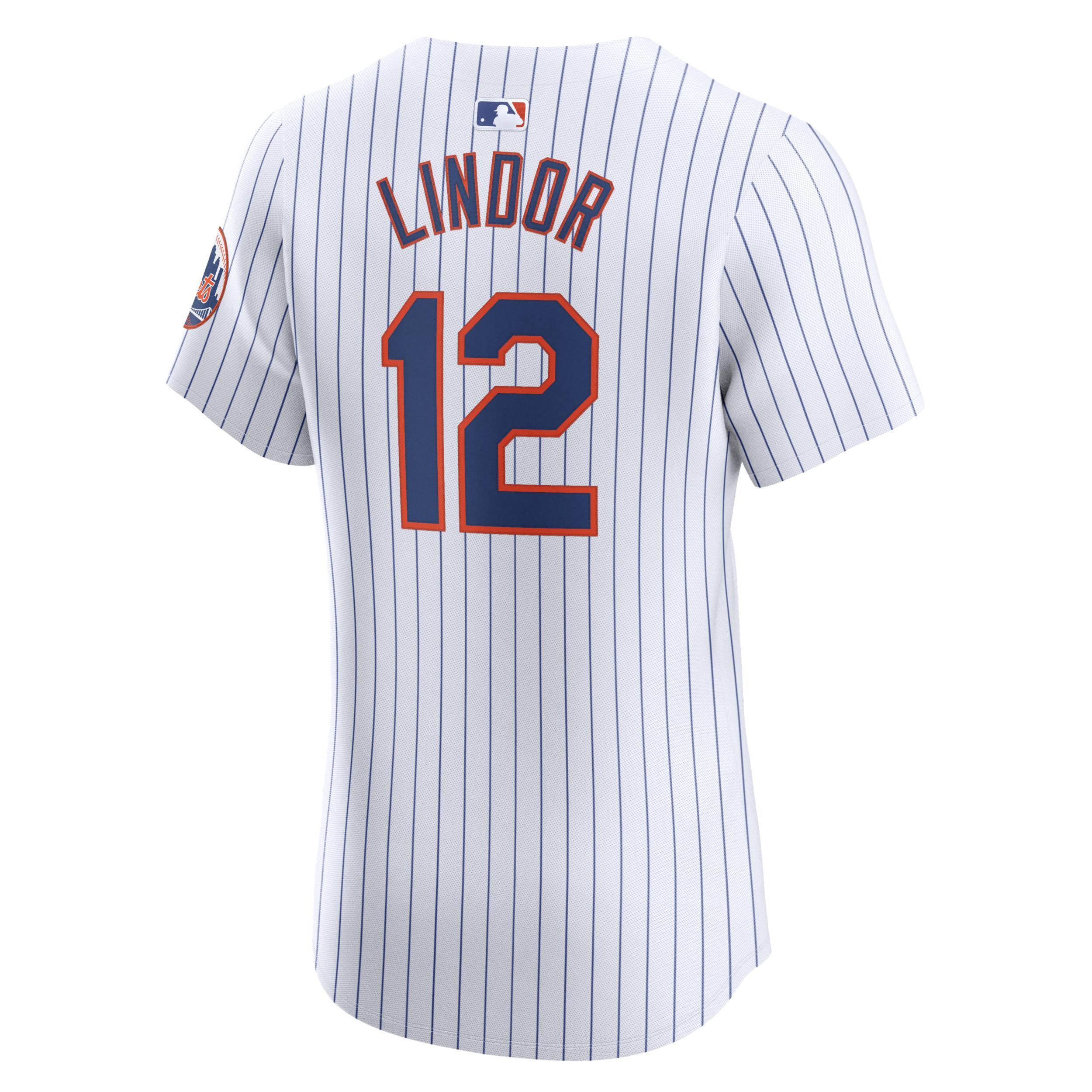 Francisco Lindor New York Mets Nike Men's Dri-FIT ADV MLB Elite Jersey Product Image