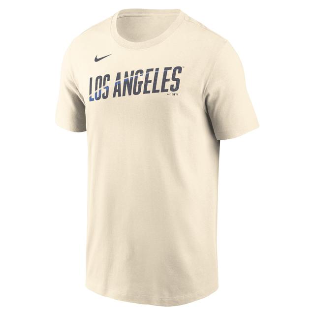 Los Angeles Dodgers City Connect Wordmark Nike Mens MLB T-Shirt Product Image