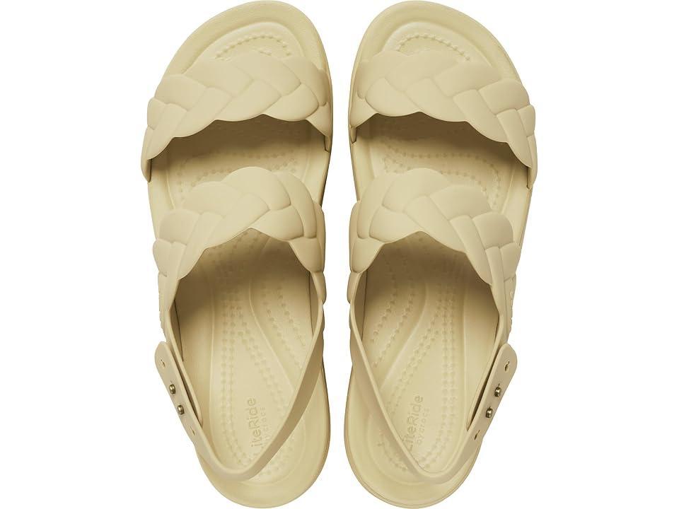 Crocs Brooklyn Woven Low Wedges Platform Sandals (Chai) Women's Sandals Product Image