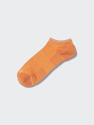 Mens Sports Short Socks with Odor Control Orange US8-US11 UNIQLO US Product Image