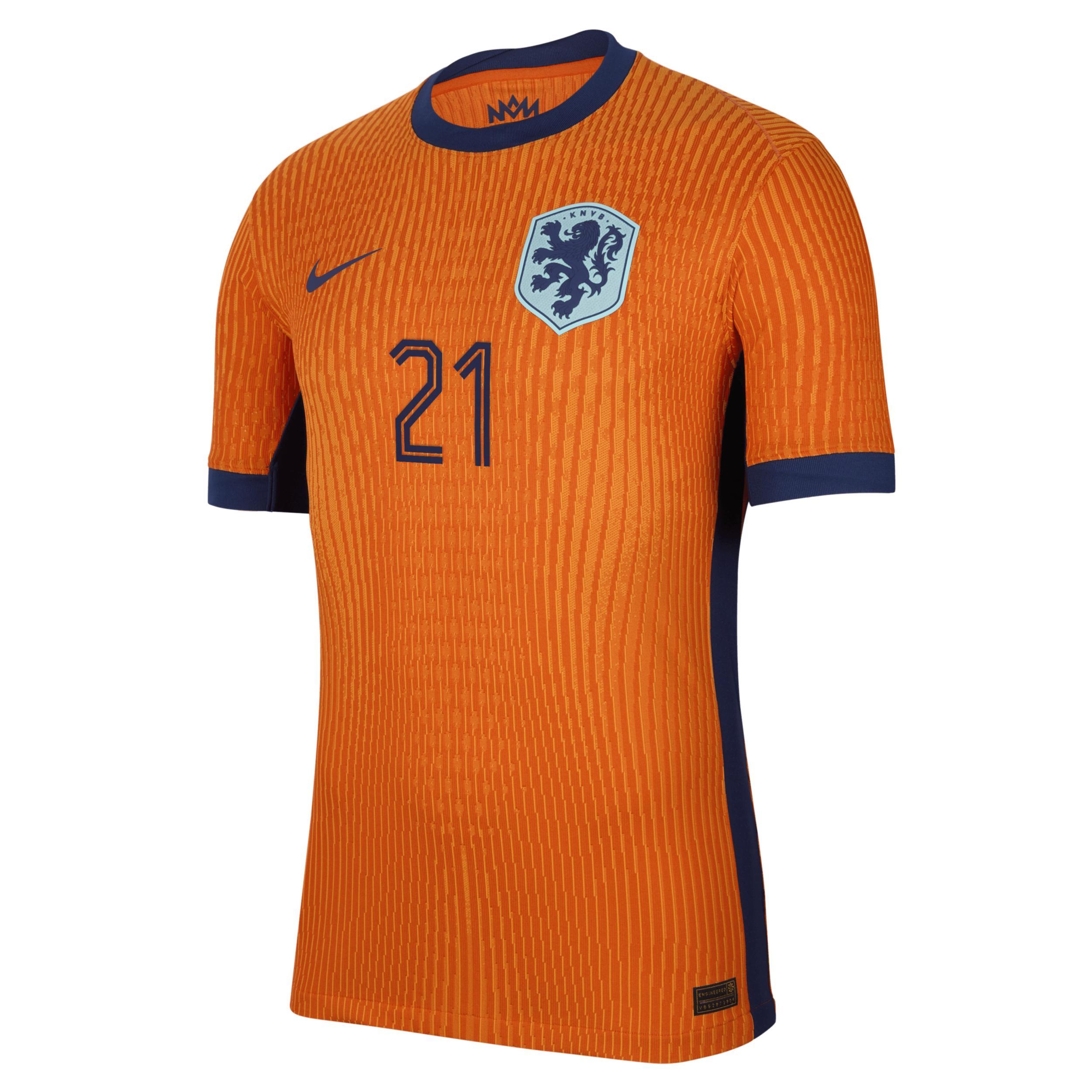 Frenkie de Jong Netherlands National Team 2024 Match Home Nike Mens Dri-FIT ADV Soccer Jersey Product Image