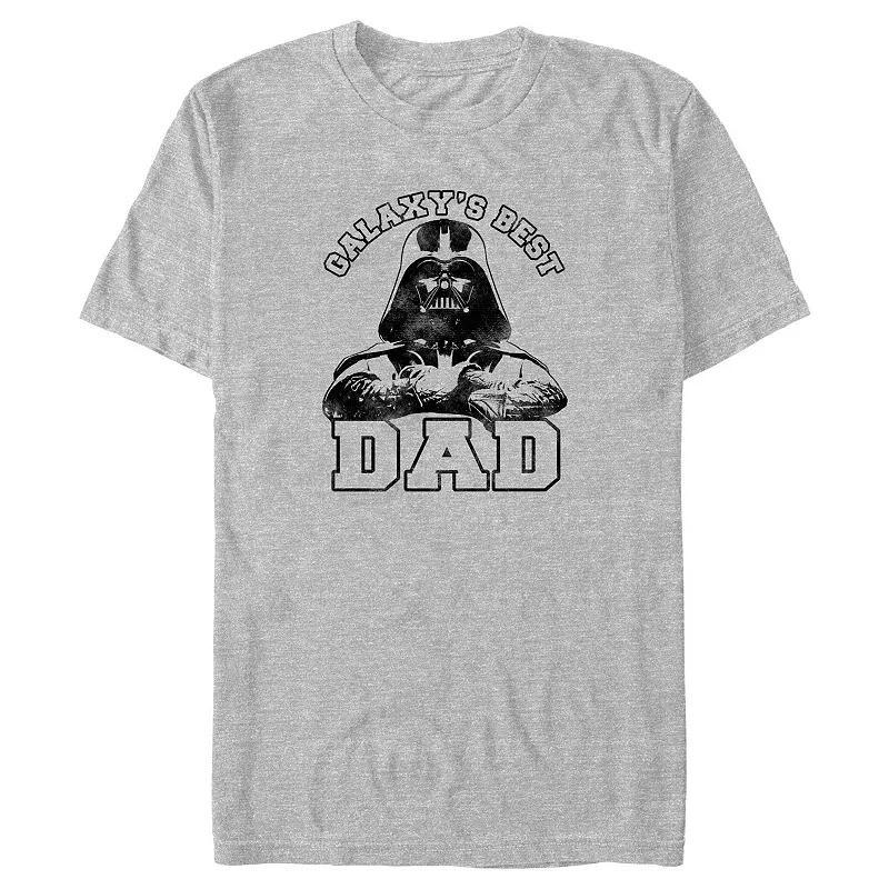 Big & Tall Star Wars Darth Vader Galaxys Best Dad Graphic Tee, Mens Product Image