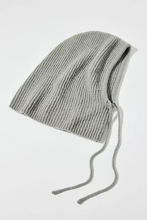 Ribbed Knit Hooded Balaclava Womens at Urban Outfitters Product Image