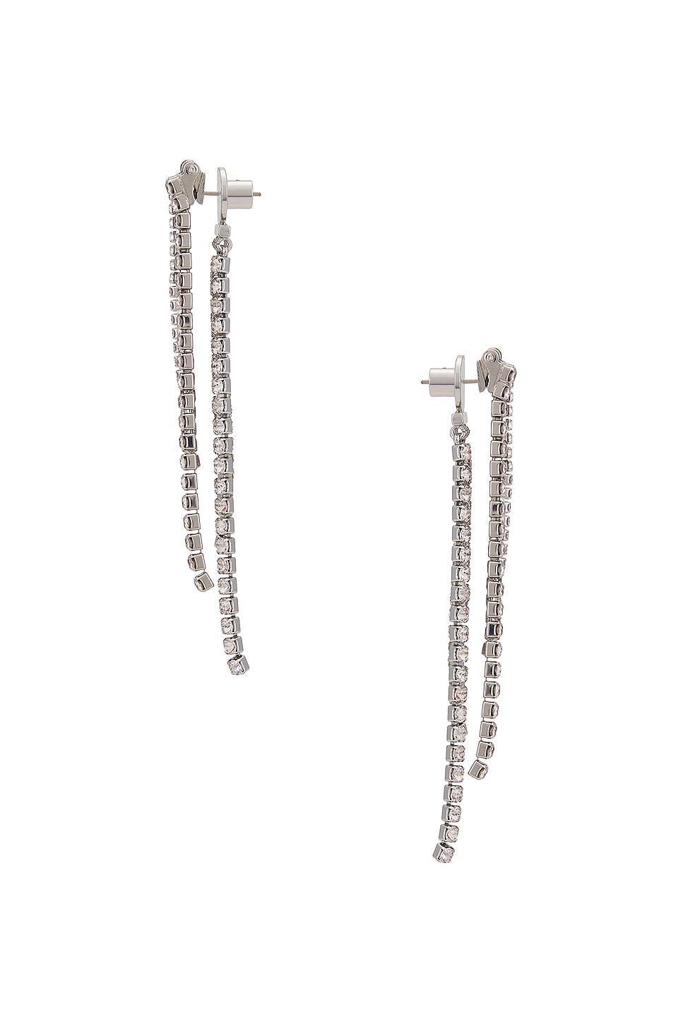 Demarson Calla Earrings in Metallic Silver Product Image