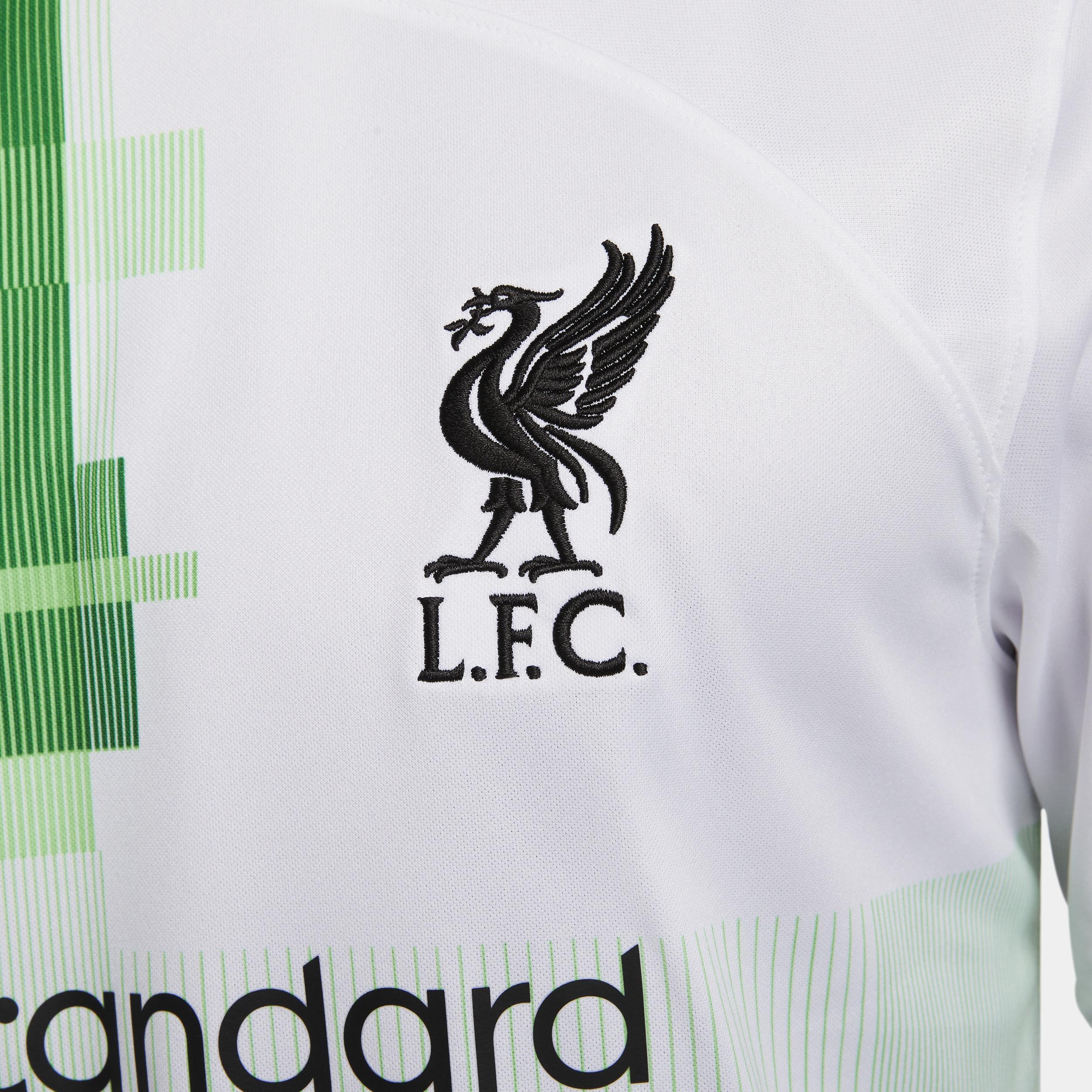 Mens Nike White Liverpool 2023/24 Away Replica Jersey - White Product Image